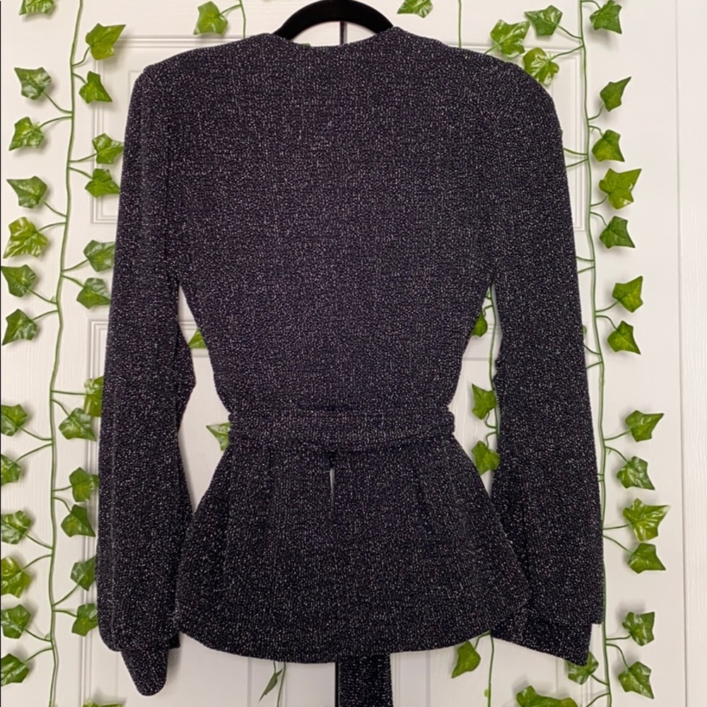 NWT BCBGeneration Black Sparkly Blazer - Picture 2 of 13